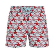 Mænds Valentine Stars Badeshorts