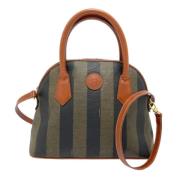 Pre-owned Stof fendi-tasker