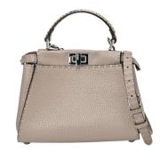 Pre-owned Stof fendi-tasker