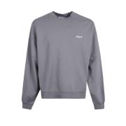 Grå Bomuld Crew Neck Sweatshirt