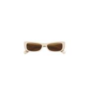 Beige Solbriller Les Lunettes Capri