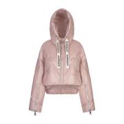 Pink Shorty Cropped Down Jacket