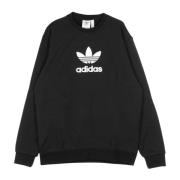 Premium Sort Letvægts Crewneck Sweatshirt