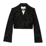 Blomstret mønster blazer