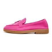 Klassiske flade loafers - Fuchsia