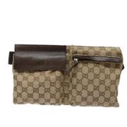 Pre-owned Canvas gucci-tasker