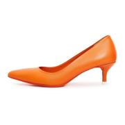 Elegant Luxe Pumps - Orange