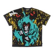 Sort Possessed Tee med Front Print