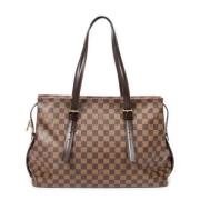 Pre-owned Canvas louis-vuitton-tasker