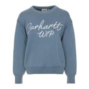 Signature Sweatshirt med Broderet Logo