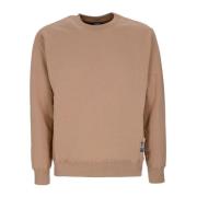 Broderet Crewneck Sweatshirt Kamel