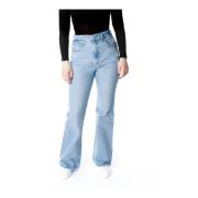 Retro High Flare Jeans