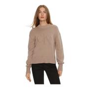 Intarsia Loose Sweater Trendy Mode Kvinder