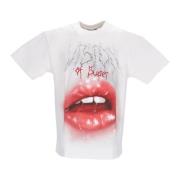 Rock Mouth Print Tee White T-Shirt