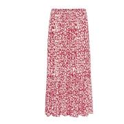 Crimson Leopard Maxi Nederdel