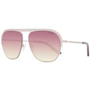 Rosaguld Aviator Solbriller