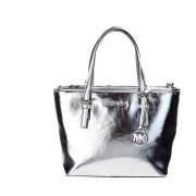 Jet Set Metallic Carryall Tote Taske