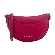 Pink Half Moon Crossbody Taske