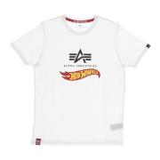 Hot Wheels Flag Tee Hvid Herre T-Shirt