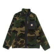 Sherpa Fleece Jakke Camo Laurel/Sort