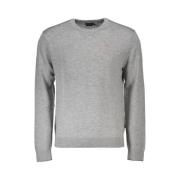 Elegant Uld Broderet Sweater