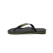 Klassiske Brasil Flip Flops til Kvinder Sort