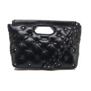 Studded Glossy Shopper Håndtaske