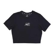 Sort Slim Crop Air Tee T-Shirt