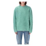 Turkis Alpaka Chunky Crew Neck Sweater