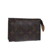 Pre-owned Coated canvas louis-vuitton-tasker