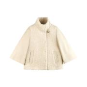 Beige Cape Coat