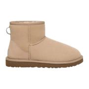 Flade sandaler med shearling foer