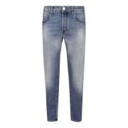 Lys Blå Slim Fit Denim Jeans