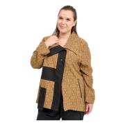 Varmt Ochre Casual Jakke