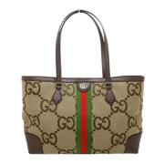 Pre-owned Canvas gucci-tasker