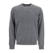 Melange Wool Crewneck Pullover