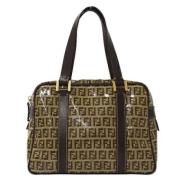 Pre-owned Canvas fendi-tasker