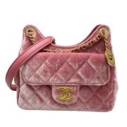 Pre-owned Velour chanel-tasker