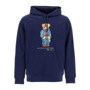 Ikonisk Polo Bear Hættetrøje Sweatshirt