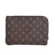 Pre-owned Coated canvas louis-vuitton-tasker