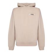 Beige Sweatshirt Stilfuld Komfortabel AW24