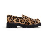 Leopard Print Loafer Sko