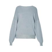 Rhinestone Crew-Neck Sweater