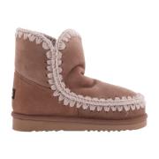 Suede Eskimo Boot PinkBrown