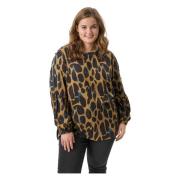 Leopard Print Bluse Ruddie Stil