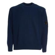 Blå Crew Neck Strik AW24