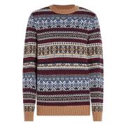 Fairisle Uldblanding Gave Sweater