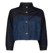 To-tone denim jakke, Poseidon stil