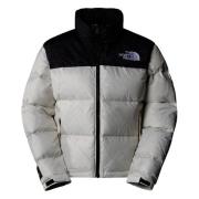 Retro Nuptse jakke i White Dune