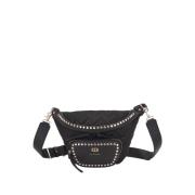 Dark Wave Studded Faux Leather Crossbody